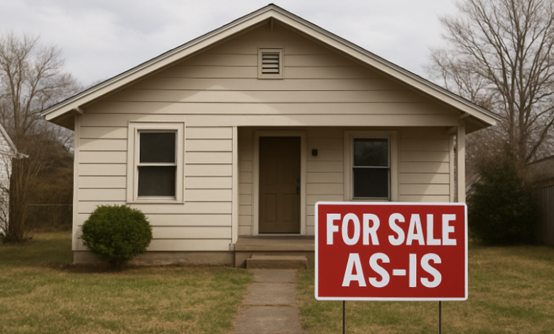 How Selling a House As-Is Can Benefit Homeowners